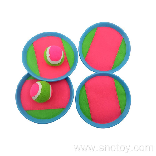 beach sticky target catch ball toy play set